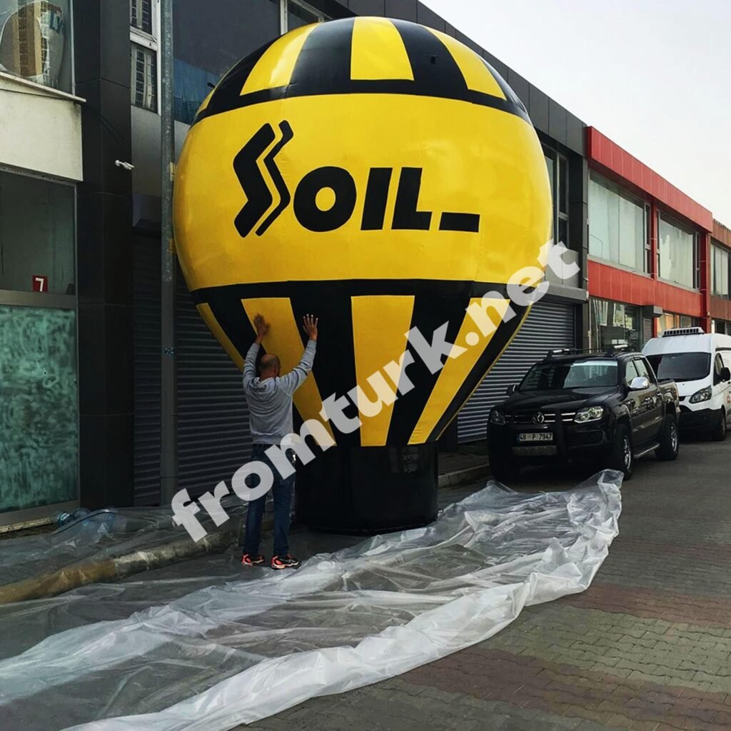 Inflatable Ground Balloon for Outdoor Advertising and Promotions – Custom Printed Designs